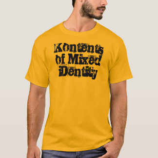 T-shirt Kontents de l'identité mélangée T