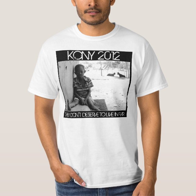 T-shirt KONY 2012 - Arrêtez la crainte (Devant)