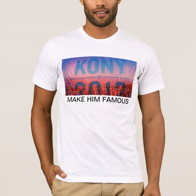 T-shirt KONY 2012 - Rendez-le célèbre (Devant)