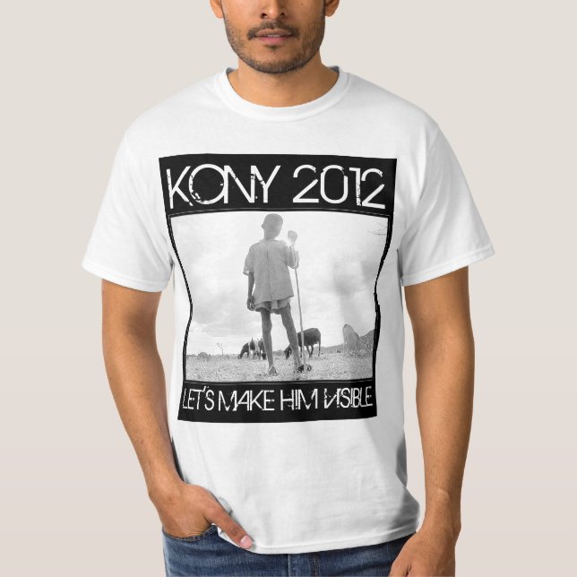 T-shirt KONY 2012 - Rendons-le évident (Devant)