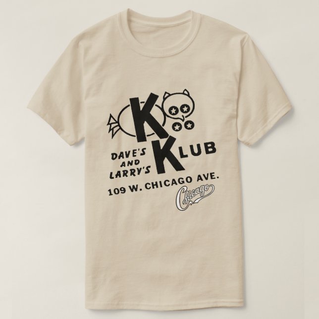 T-shirt KOO KOO KLUB, Chicago, Illinois (Design devant)