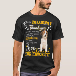 T-shirt Kooikerhondje Cher Merci Maman D'Être Mon Mo