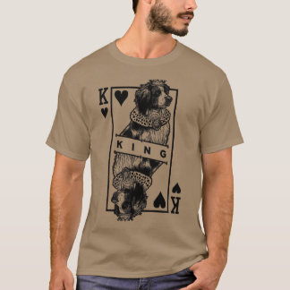 T-shirt Kooikerhondje Roi Des Coeurs Drôle Kooiker Chien L