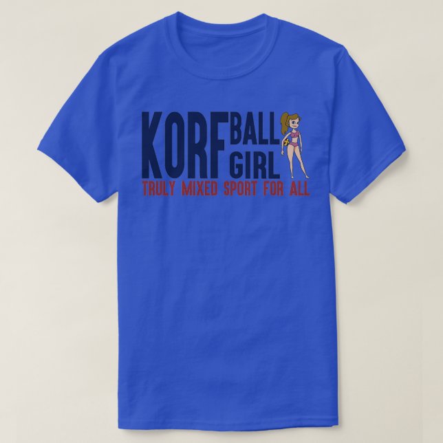 T-shirt KorfBall Girl Vraiment Sport Mixte Pour Tous KorfB (Design devant)