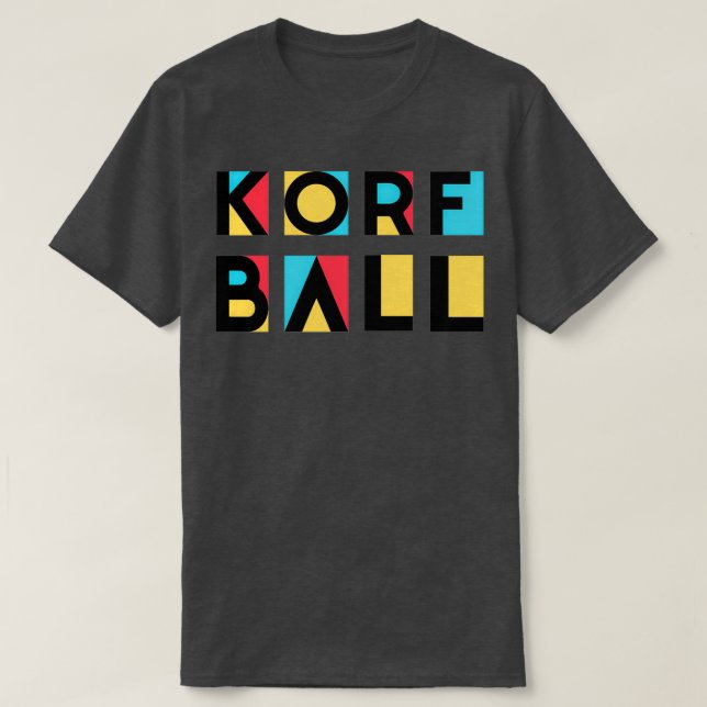 T-shirt KorfBall Joueur KorfBall entraîneur KorfBall (Design devant)