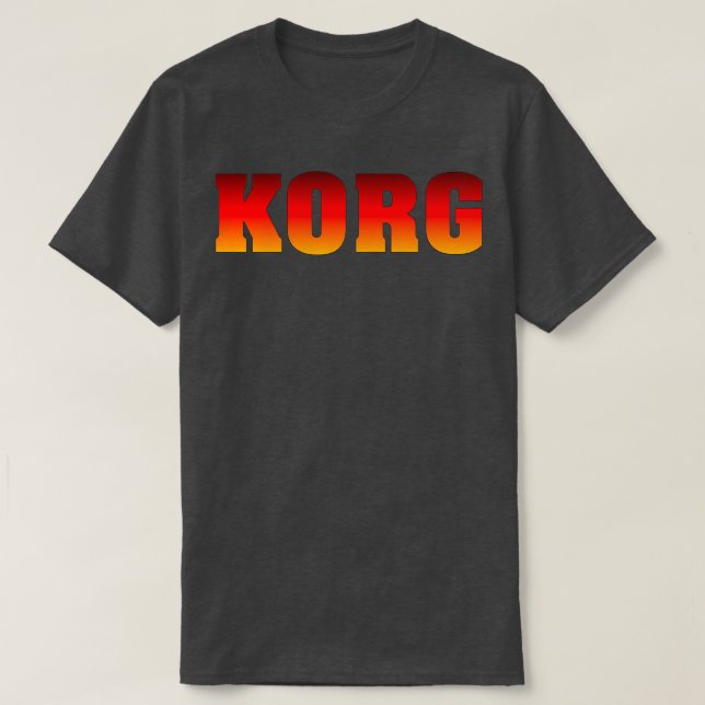T-shirt Korg coloré (Design devant)