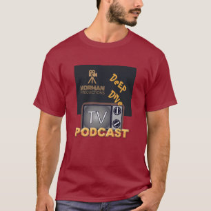 T-shirt Korman Productions Deep Dive TV Podcast