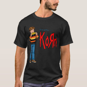 T-shirt Korn « J'adore manger du Korn » Drôle de groupe