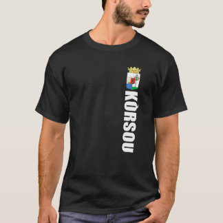 T-shirt Korsou Soccer Cuacaoan Football Tee Pays De Curac