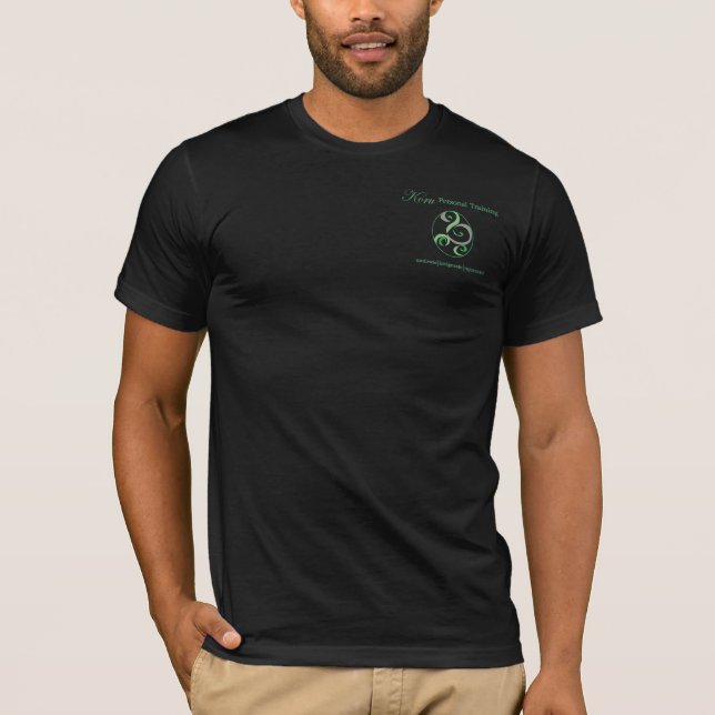 T-shirt Koru Lifestylist T noir (Devant)