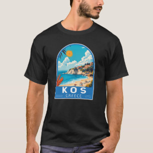 T-shirt Kos Grèce Travel Art Vintage