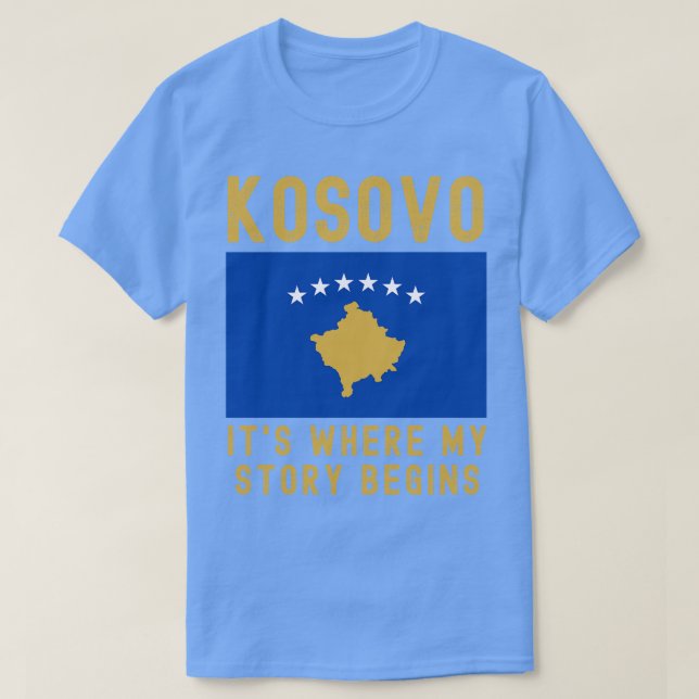 T-shirt kosovar (Design devant)