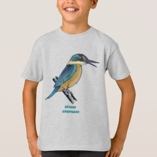 T-shirt Kotare Kingfisher NZ BIRD
