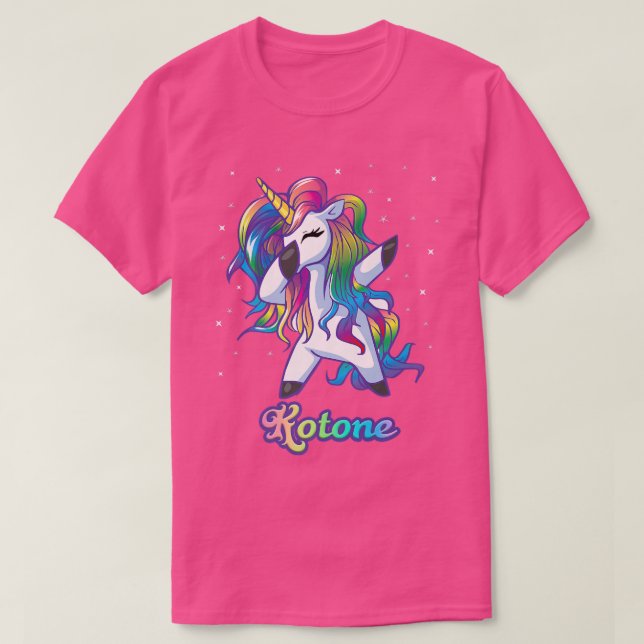 T-shirt KOTONE Unicorn Cadeaux Pour Filles Cadeaux Anniver (Design devant)
