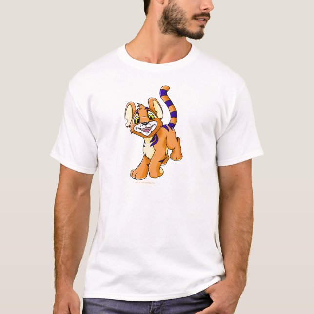 T-shirt Kougra orange aventureux (Devant)