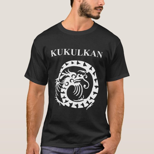T-shirt Koukoulkan Ancien Serpent Maya Dieu (Devant)