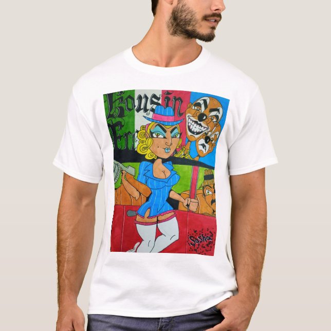 T-shirt Kousin Freaky Hispanique (Devant)
