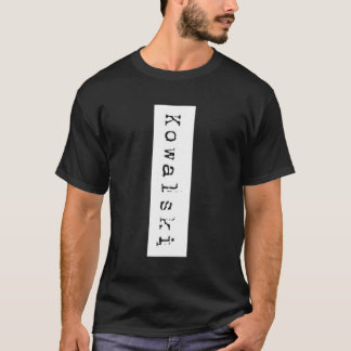 T-shirt Kowalski Le Nom Le Plus Commun En Pologne