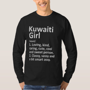 T-shirt Koweit Girl Kuwait Funny Country Home Roots Desc