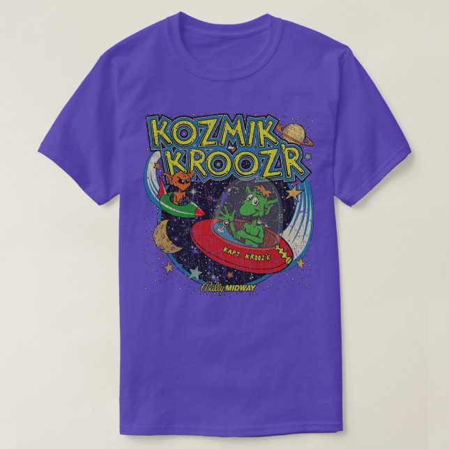 T-shirt Kozmik Kroozr 1982 (Design devant)