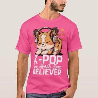 T-shirt Kpop Items Bias Corgi Chien Coréen Pop Merch K-Pop
