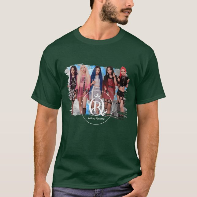 T-shirt Kpop Rolling Quartz Membres II (Devant)