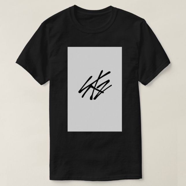 T-shirt KPOP STRAY ENFANTS SKZ RESTER FANDOM LOGO iPhone T (Design devant)