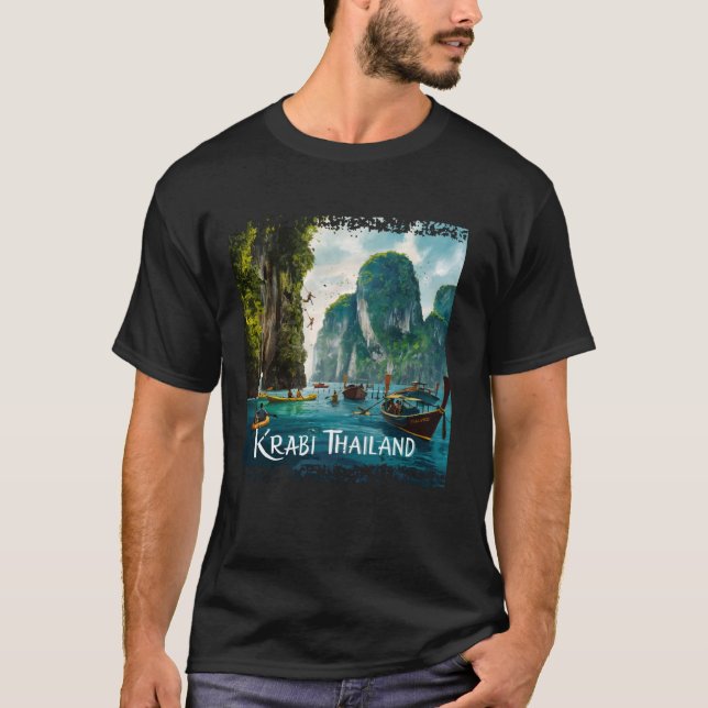 T-shirt Krabi Thaïlande (Devant)
