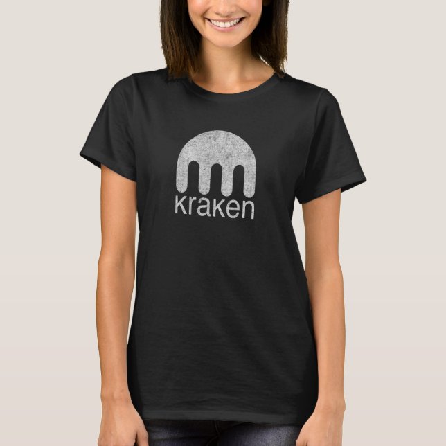 T-shirt Kraken Crypto Exchange Cryptomonnaie Sécurisée & N (Devant)