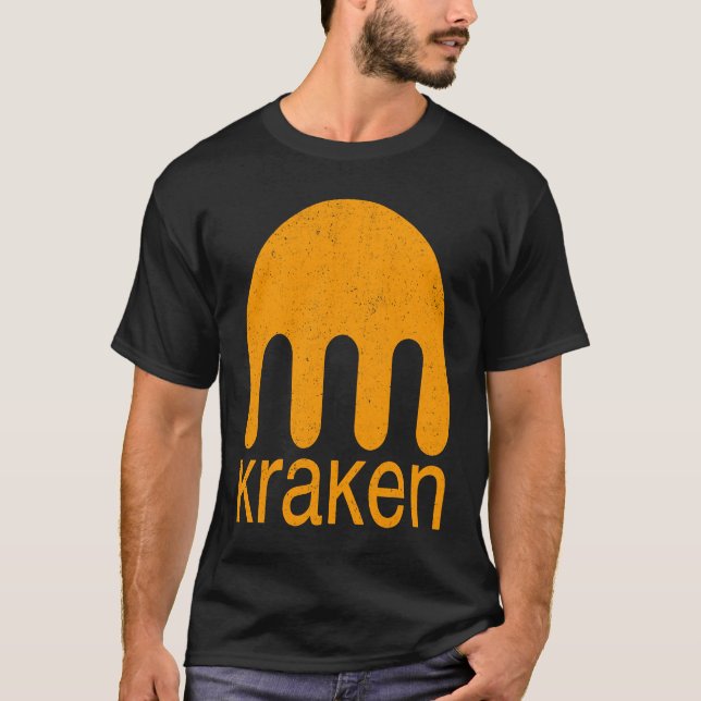 T-shirt Kraken Crypto Exchange Secure Jeton non fondu (Devant)