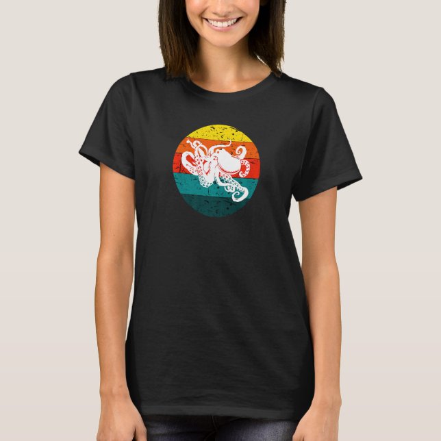 T-shirt Kraken Octopus Cthulhu Octopi (Devant)