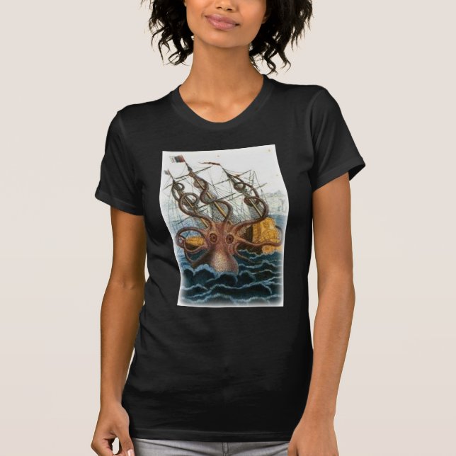 T-shirt Kraken par Pierre Denys de Montfort, 1801 (Devant)