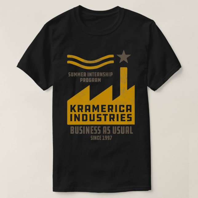 T-shirt Kramerica Industries Summer Internship Program [di (Design devant)