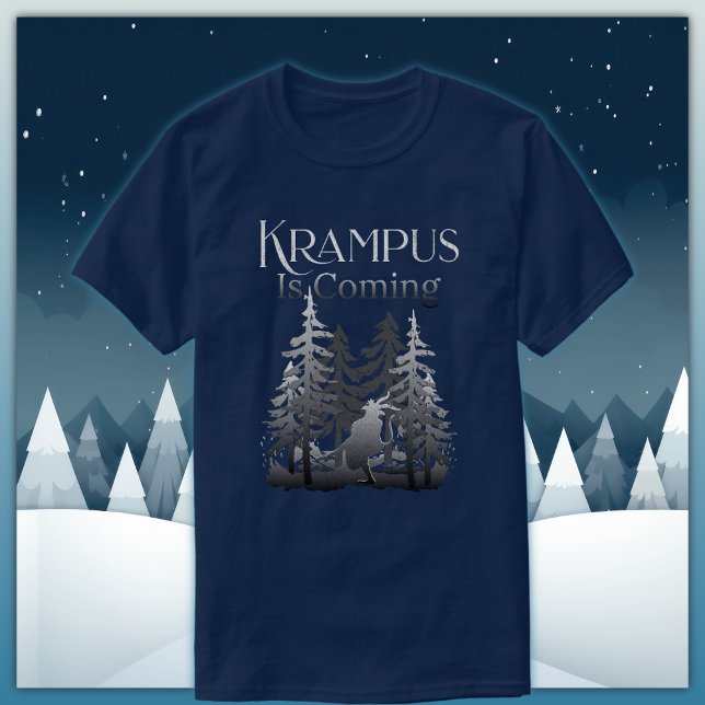 T-shirt Krampus arrive (Créateur téléchargé)