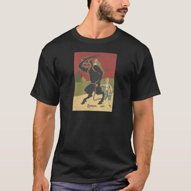 T-shirt Krampus kidnapping (Devant)
