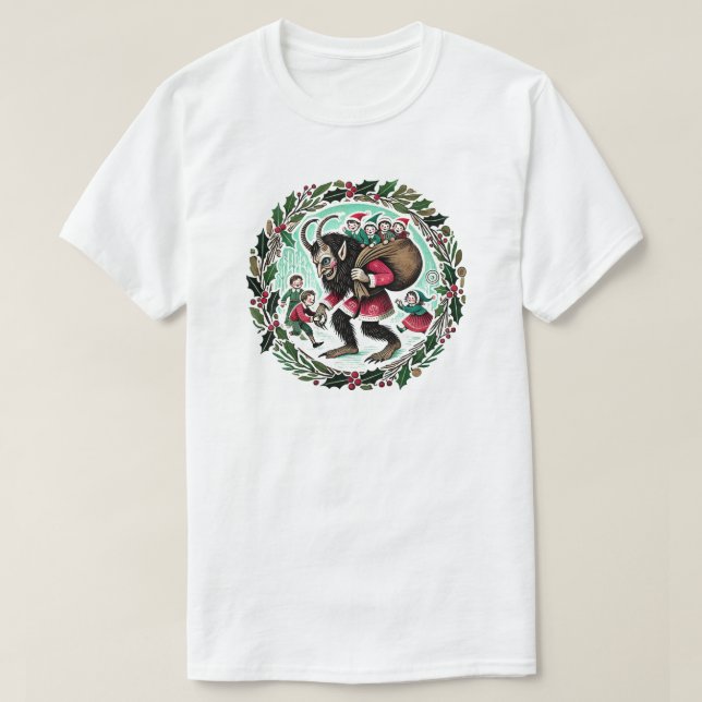 T-shirt Krampus Noël (Design devant)