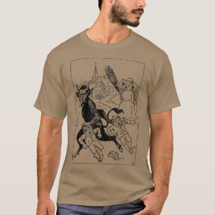 T-shirt Krampus Vient À Noël En Ville Démon Joyeux