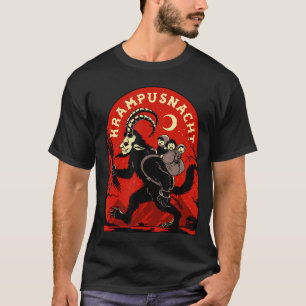 T-shirt Krampusnacht Joyeux Krampus Noël Satanique Horreur