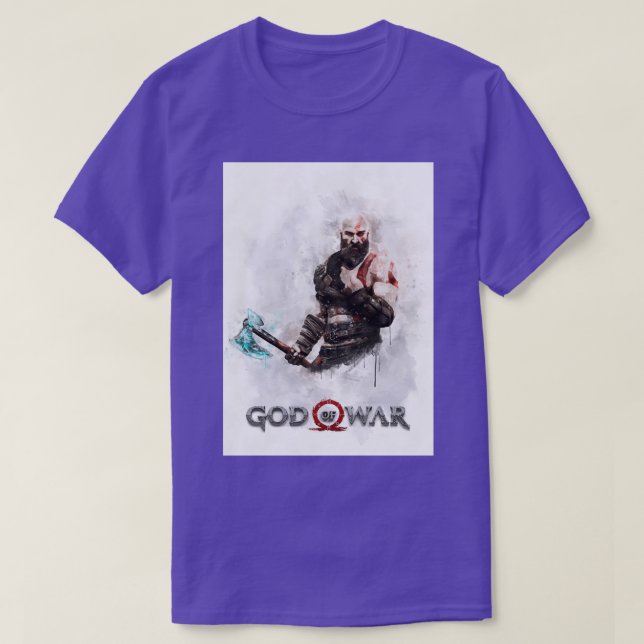 T-shirt Kratos watercolor 1 (Design devant)