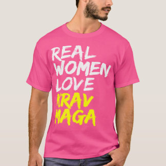 T-shirt Krav Maga Athlètes Arts Martiaux Véritables Femmes