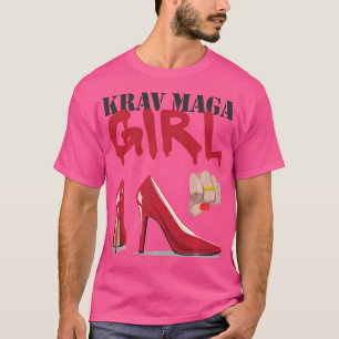 T-shirt Krav Maga Girl Mixte Martial Arts Women Training K
