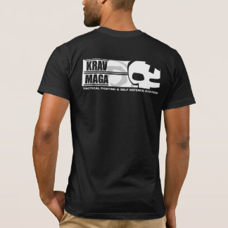 T-shirt Krav Maga : Grand dos de crâne