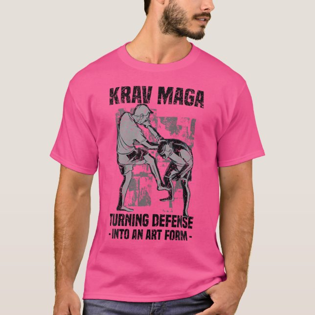 T-shirt Krav Maga Martial Arts Fighting (Devant)