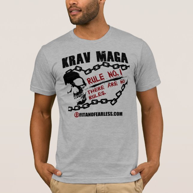 T-shirt Krav Maga - no. 1 de règle (Devant)