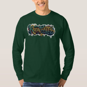 T-shirt Kreativitty Graffiti Street Art Urbain Manches Lon