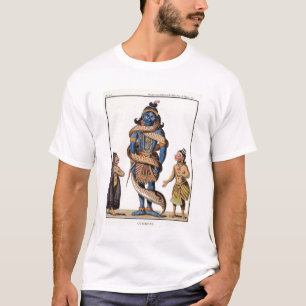 T-shirt Krishna a serré par le serpent de Kaliya, de 'Voy