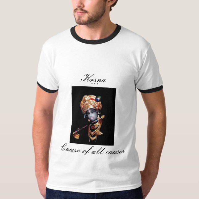 T-shirt Krishna-Cause de tous causes (Devant)