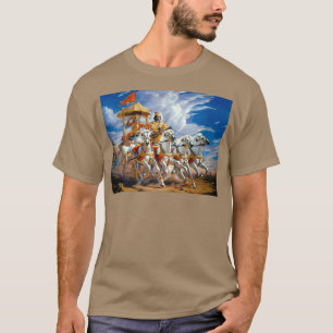 T-shirt Krishna et Arjuna pendant la guerre de Mahabharata
