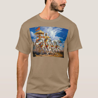 T-shirt Krishna et Arjuna pendant la guerre de Mahabharata