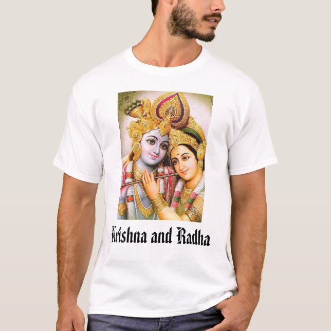 T-shirt Krishna et Radha, Krishna et Radha (Devant)